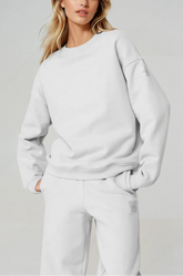 Renown Heavy Weight Crew Neck Pullover - White
